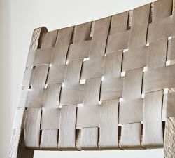 Fenton Woven Leather Stool