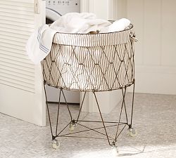 French Wire Hamper &amp; Liner