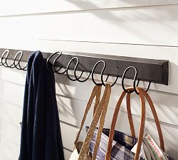 Kellan Wall-Mount Row of Hooks