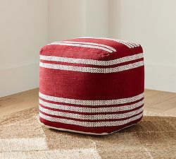 Palmer Woven Pouf