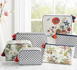 Tami Floral Print Cosmetic Pouch