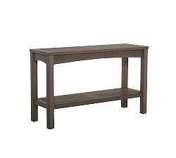 Tropez 52" Faux Teak Console Table, Shadow