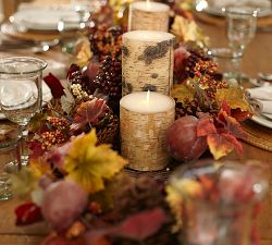 Faux Pomegranate &amp; Pinecone Garland