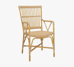 Piano Alu-Rattan Outdoor Dining Armchair