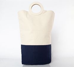 Canvas Laundry Hamper Tote