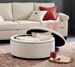 Tamsen Round Storage Ottoman