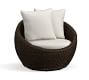 Torrey Wicker Swivel Outdoor Papasan