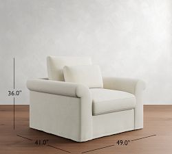 Westwood Roll Arm Deep Seat Slipcovered Chair