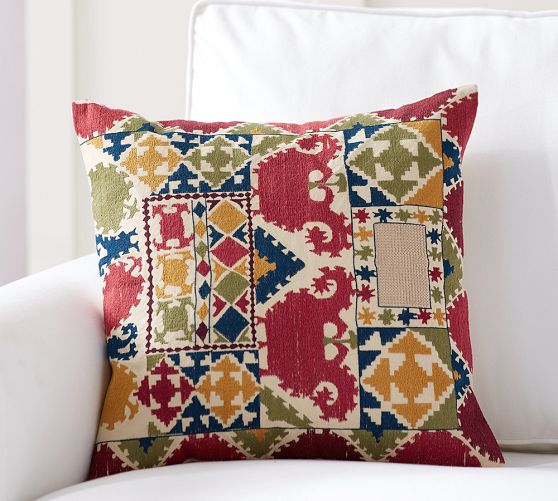 Autumn Embroidered Pillow Cover