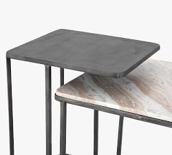 Bellevile Marble Nesting End Tables