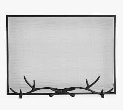 Bronze Antler Fireplace Screen