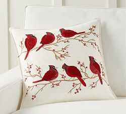 Cardinal Bird Pillow Cover