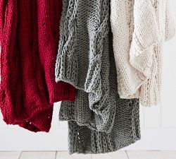 Chunky Knit Throw