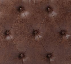 Jay Tufted Leather Storage Bench