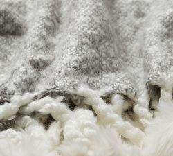 Naomi Fur Pom Pom Throw
