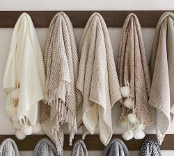 Naomi Fur Pom Pom Throw