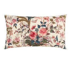 Rose Floral Stripe Reversible Sham