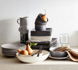 Mason Square Stoneware Salad Plates - Set of 4