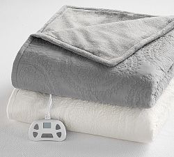 Medallion Cotton Heated Blanket