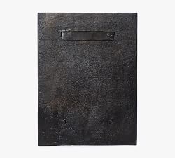 Tall Antique Rust Wall Planters