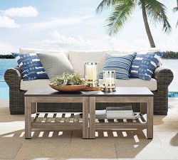 Zuma Striped Outdoor Pillow