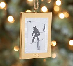 2015 Dated Gold Frame Ornament
