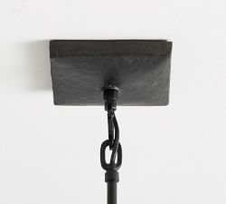 Fallon Forged-Iron Pendant (13")