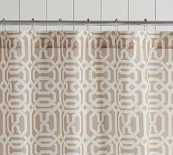 Terri Trellis Organic Shower Curtain