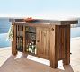 Abbott Concrete &amp; Acacia Ultimate Outdoor Bar (76")