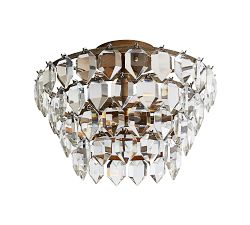 Alma Crystal Flush Mount (14")