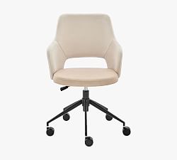 Briar Upholstered Swivel Desk Chair