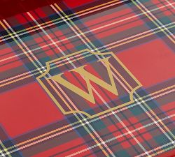 Holiday Stewart Plaid Tray