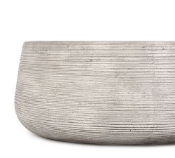 Mays Concrete Round Outdoor Coffee Table (37")