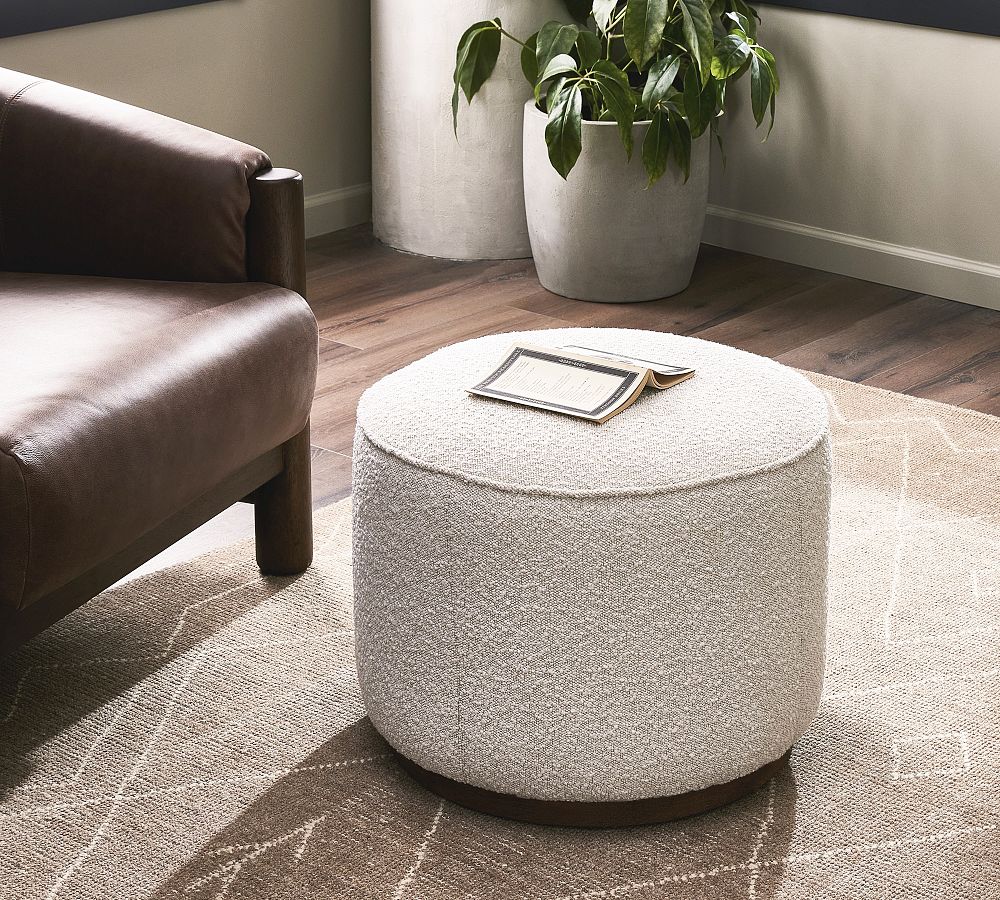 Arroyo Round Ottoman by Pottery Barn