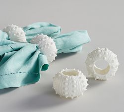 Sea Urchin Napkin Ring, Set of 4