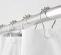  Stainless Steel Shower Curtain Rings - Set of 12