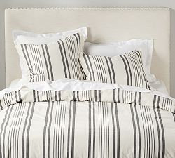 The Emily &amp; Meritt Band Stripe Cotton Duvet Cover &amp; Shams