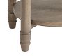 Alexandra Round Marble Nightstand (21")