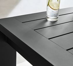 Malibu Metal Rectangular Outdoor Bar Height Table (56")