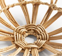 Monique Lhuillier Antibes Handwoven Wicker Serve Bowl