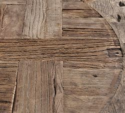 Parquet Round Reclaimed Wood Coffee Table (36")