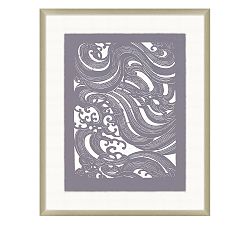 Weaving Wave Framed Paper Print