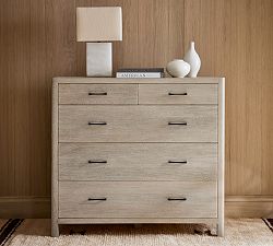 Aptos 5-Drawer Tall Wide Dresser (50")