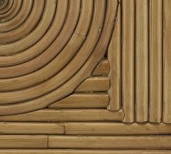 Clement Square Rattan Accent Table (10")