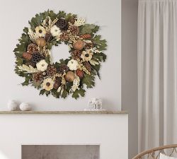 Dried Oak Forest Wreath