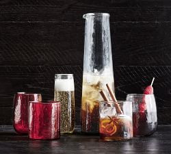 Hammered Glass Carafe