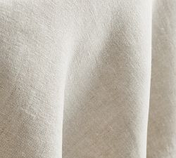 Mason Round Linen Tablecloth