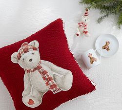 St. Jude Felt Teddy Bear Ornament