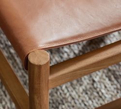 Danish Leather Sling Stool
