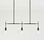 Farmhouse Glass Linear Chandelier (43")